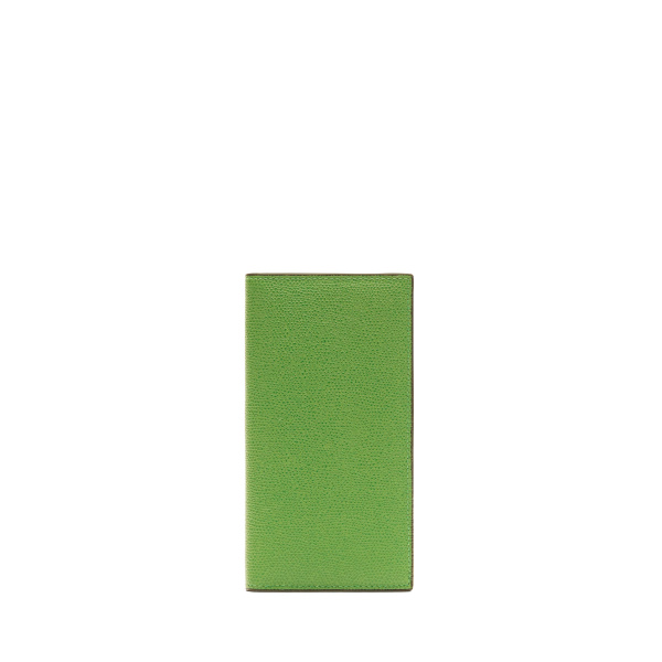 Valextra Vertical Wallet 12CC in Grass Green | Cases | Luxury Shoes 
