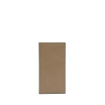 Valextra Vertical Wallet 12CC in Oyster Brown | Cases | Luxury Shoes 