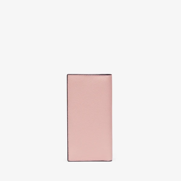 Valextra Vertical Wallet 12CC in Peony Pink | Wallets & Purses | Luxury Shoes 