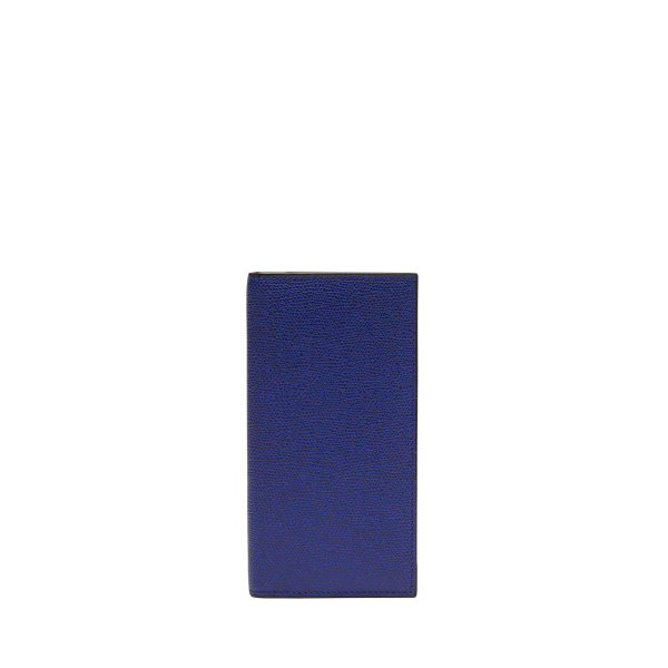 Valextra Vertical Wallet 12CC in Royal Blue | Cases | Luxury Shoes 
