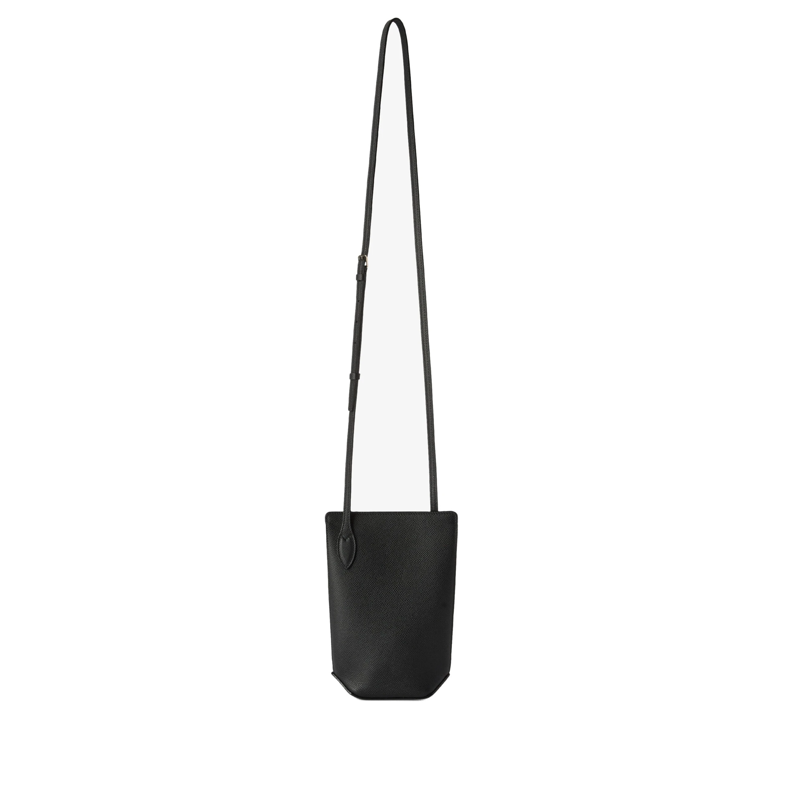 Valextra Vivi Crossbody Phone Bag in Black Valextra Vivi Crossbody Phone Bag in Black | Shoulder & Crossbody Bags | Luxury Shoes