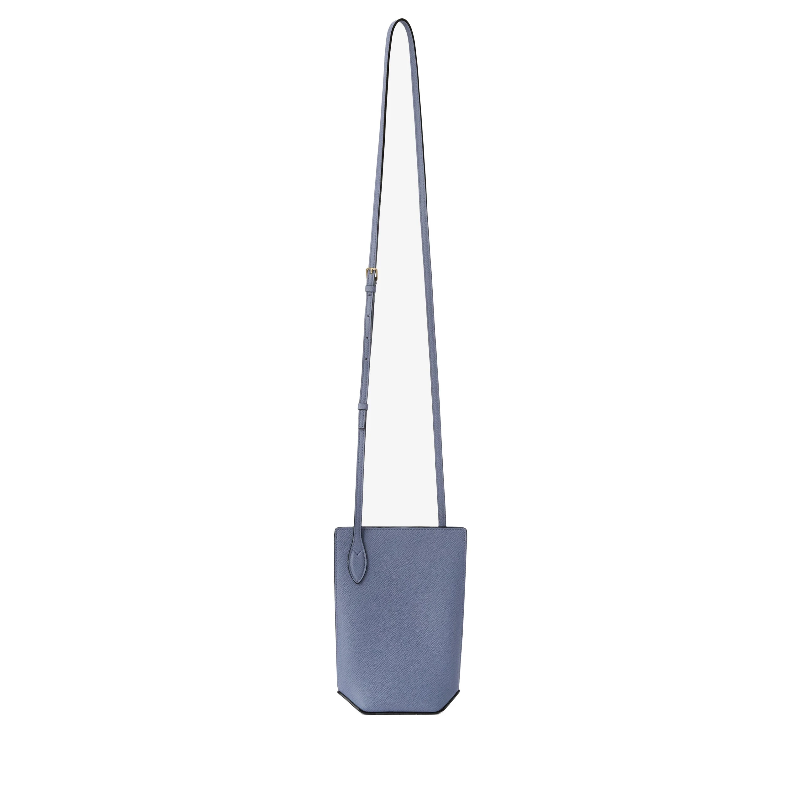 Valextra Vivi Crossbody Phone Bag in Hydrangea Blue Valextra Vivi Crossbody Phone Bag in Hydrangea Blue | Shoulder & Crossbody Bags | Luxury Shoes