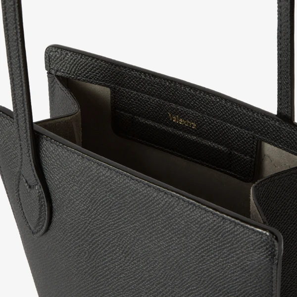Valextra Vivi Crossbody Phone Bag in Night Blue | Shoulder & Crossbody Bags | Luxury Shoes 