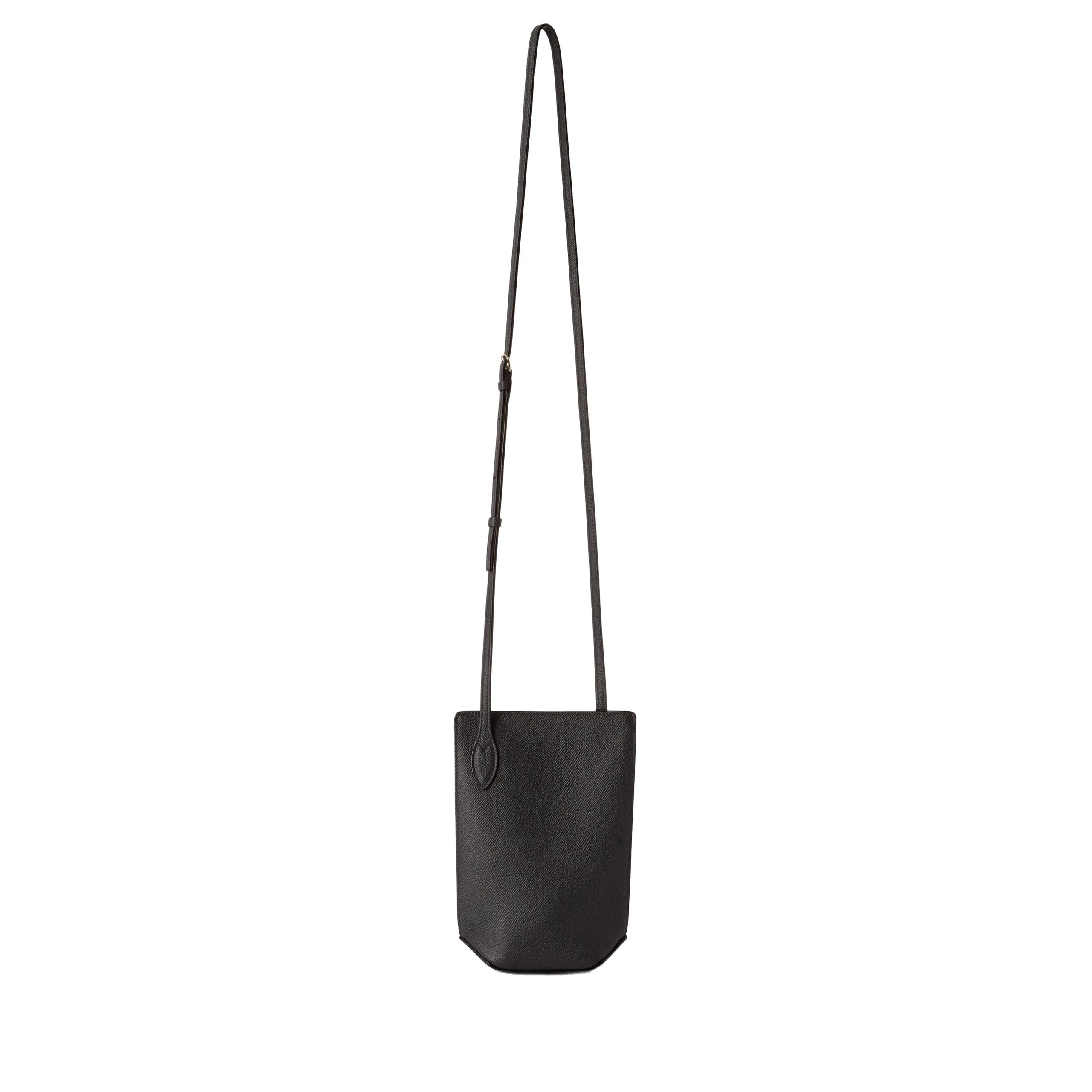Valextra Vivi Crossbody Phone Bag in Night Blue Valextra Vivi Crossbody Phone Bag in Night Blue | Shoulder & Crossbody Bags | Luxury Shoes