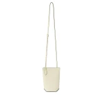 Valextra Vivi Crossbody Phone Bag in Pergamena White | Shoulder & Crossbody Bags | Luxury Shoes 