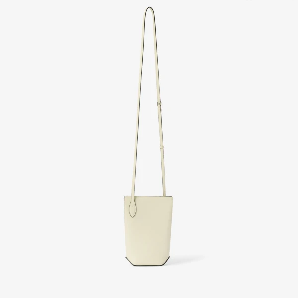 Valextra Vivi Crossbody Phone Bag in Pergamena White | Shoulder & Crossbody Bags | Luxury Shoes 