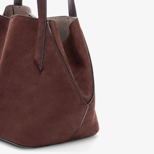 Valextra Vivi Gio Senso Two Handles Bag in Chocolate Brown | Totes & Top-Handle Bags | Luxury Shoes 