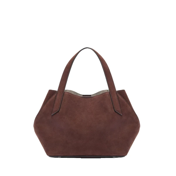 Vivi Gio Senso Two Handles Bag in Chocolate Brown