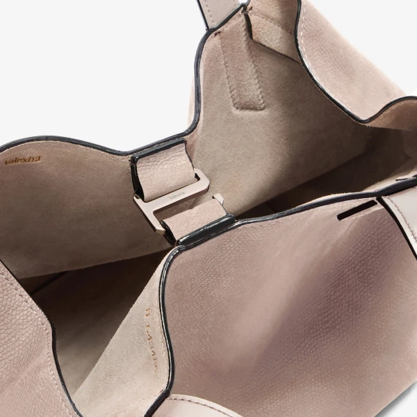 Valextra Vivi Gio Senso Two Handles Bag in Nude Pink | Totes & Top-Handle Bags | Luxury Shoes 