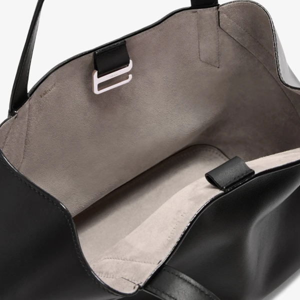 Valextra Vivi Gio Sublime Two Handles Bag in Black | Totes & Top-Handle Bags | Luxury Shoes 