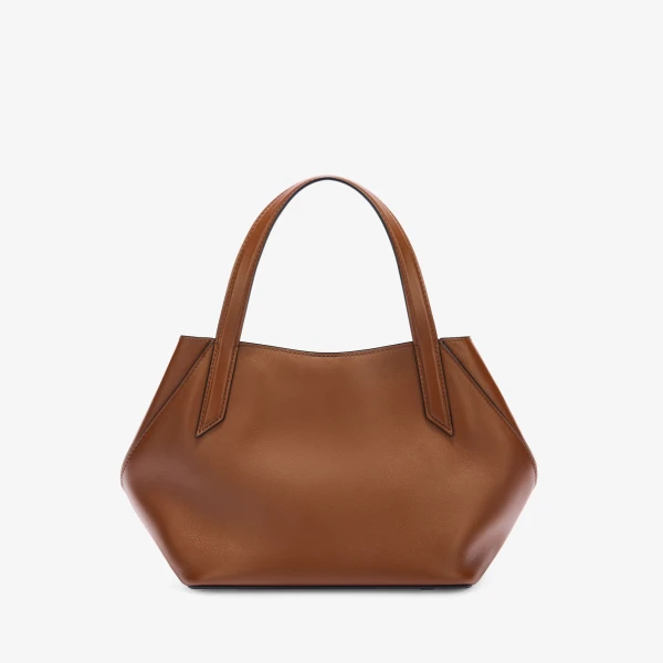Valextra Vivi Gio Sublime Two Handles Bag in Chocolate Brown | Totes & Top-Handle Bags | Luxury Shoes 