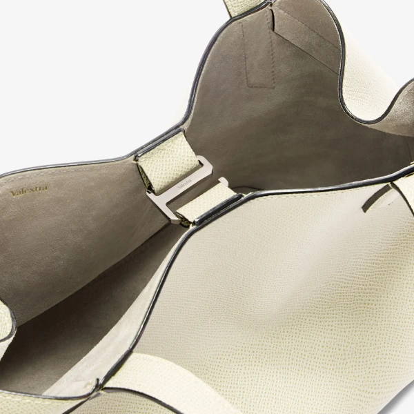 Valextra Vivi Gio Two Handles Bag in Pergamena White | Totes & Top-Handle Bags | Luxury Shoes 