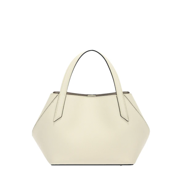 Vivi Gio Two Handles Bag in Pergamena White