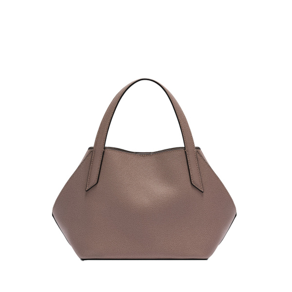 Valextra Vivi Gio Two Handles Bag in Sahara Brown | Totes & Top-Handle Bags | Luxury Shoes 