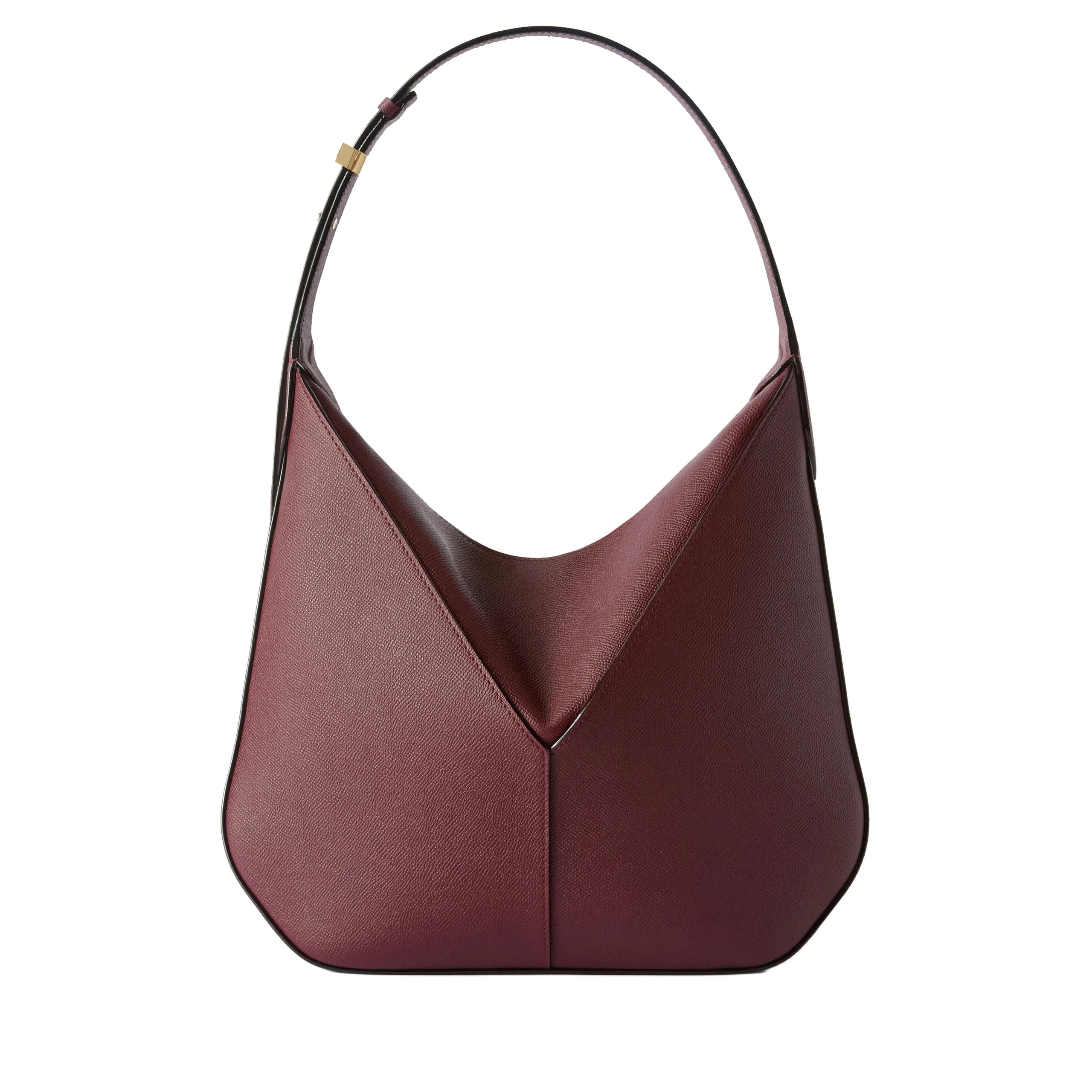 Valextra Vivi Hobo Medium Bag in Claret Red Valextra Vivi Hobo Medium Bag in Claret Red | Shoulder & Crossbody Bags | Luxury Shoes