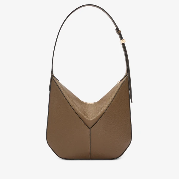 Valextra Vivi Hobo Mini Bag in Khaki | Mini Bags | Luxury Shoes 