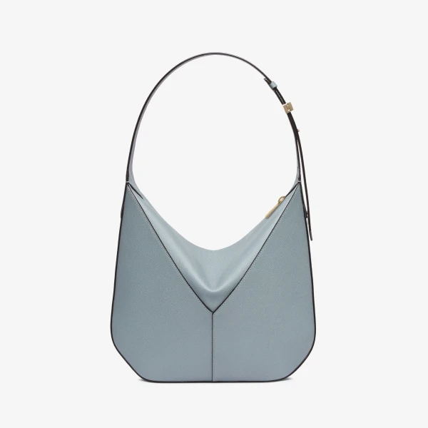 Valextra Vivi Hobo Mini Bag in Niagara Blue | Mini Bags | Luxury Shoes 