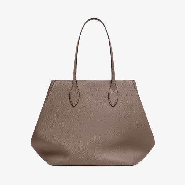 Valextra Vivi Shopping Large Bag in Sahara Brown | Totes & Top-Handle Bags | Luxury Shoes 