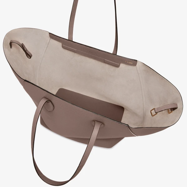 Valextra Vivi Shopping Large Bag in Sahara Brown | Totes & Top-Handle Bags | Luxury Shoes 