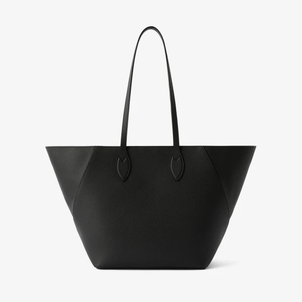 Valextra Vivi Shopping Medium Bag in Black | Totes & Top-Handle Bags | Luxury Shoes 