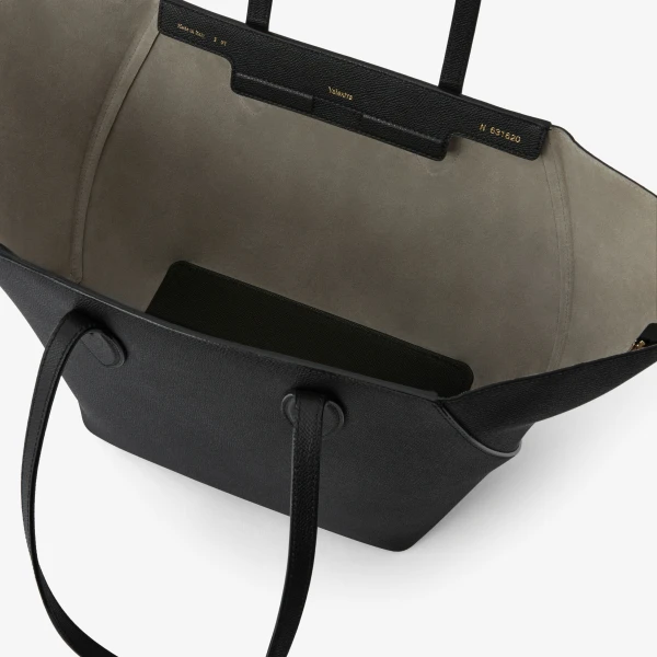 Valextra Vivi Shopping Medium Bag in Black | Totes & Top-Handle Bags | Luxury Shoes 