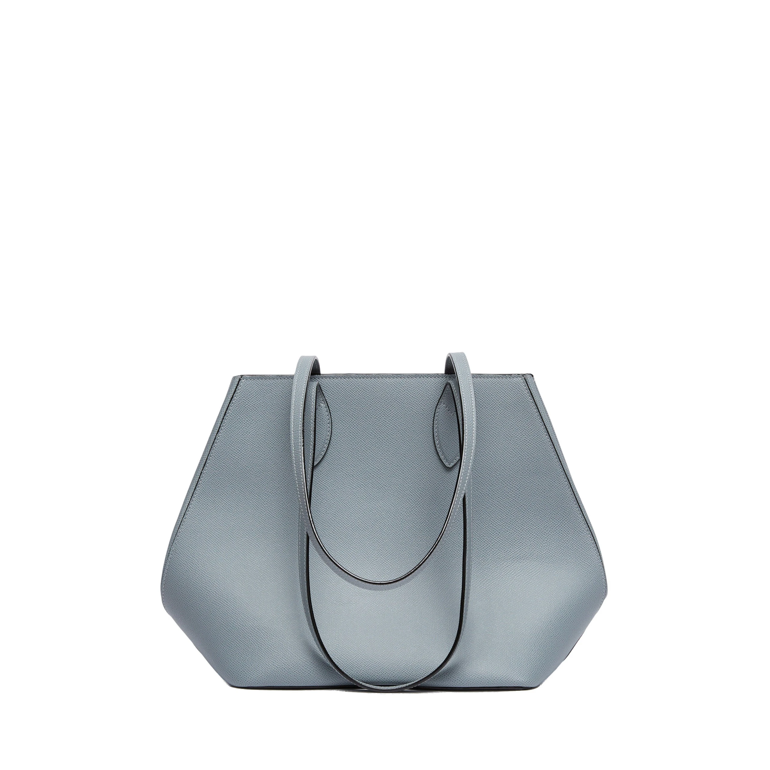 Valextra Vivi Shopping Medium Bag in Niagara Blue Valextra Vivi Shopping Medium Bag in Niagara Blue | Totes & Top-Handle Bags | Luxury Shoes