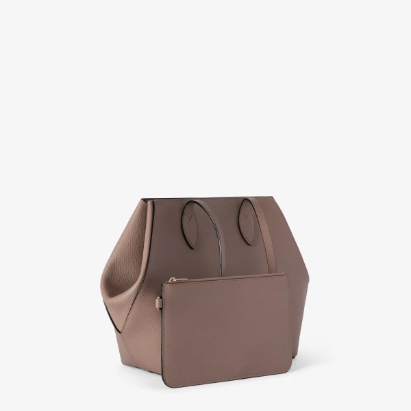 Valextra Vivi Shopping Medium Bag in Sahara Brown | Totes & Top-Handle Bags | Luxury Shoes 