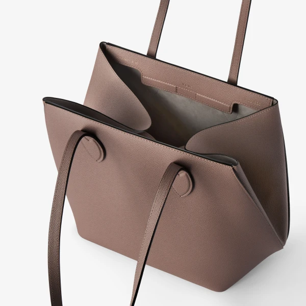 Valextra Vivi Shopping Medium Bag in Sahara Brown | Totes & Top-Handle Bags | Luxury Shoes 