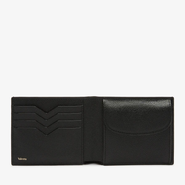 Valextra Wallet 4CC with Coin Holder in Black | Cases | Luxury Shoes 