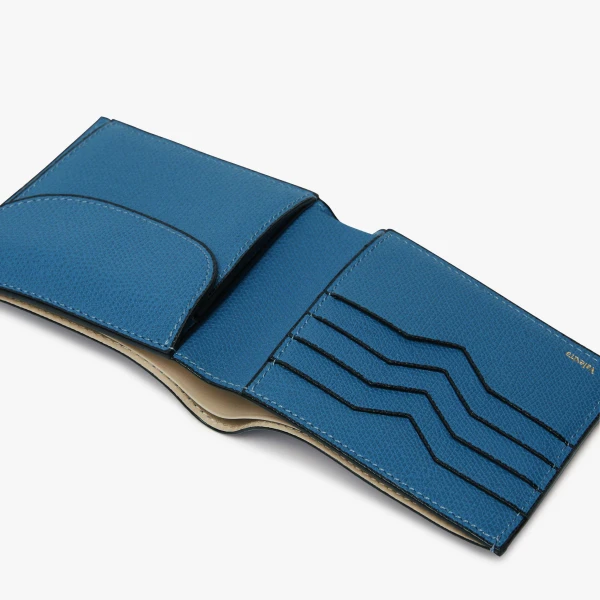 Valextra Wallet 4CC with Coin Holder in Cobalt Blue | Wallets & Purses | Luxury Shoes 