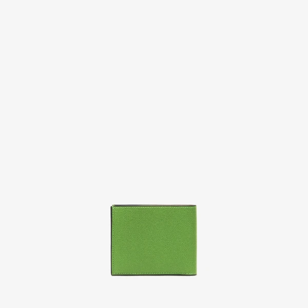 Valextra Wallet 4CC with Coin Holder in Grass Green | Cases | Luxury Shoes 