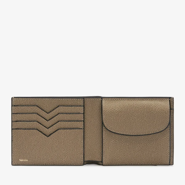 Valextra Wallet 4CC with Coin Holder in Oyster Brown | Cases | Luxury Shoes 