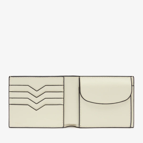 Valextra Wallet 4CC with Coin Holder in Pergamena White | Cases | Luxury Shoes 