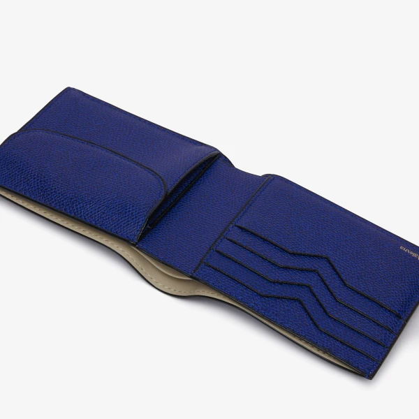 Valextra Wallet 4CC with Coin Holder in Royal Blue | Cases | Luxury Shoes 