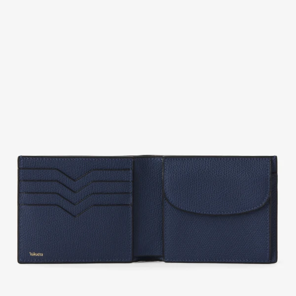 Valextra Wallet 4CC with Coin Holder in Sapphire Blue | Cases | Luxury Shoes 