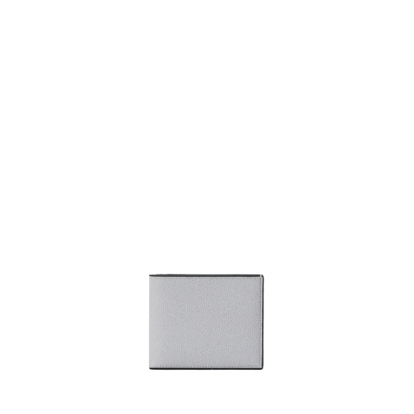 Valextra Wallet 4CC with Coin Holder in Stone Grey | Cases | Luxury Shoes 