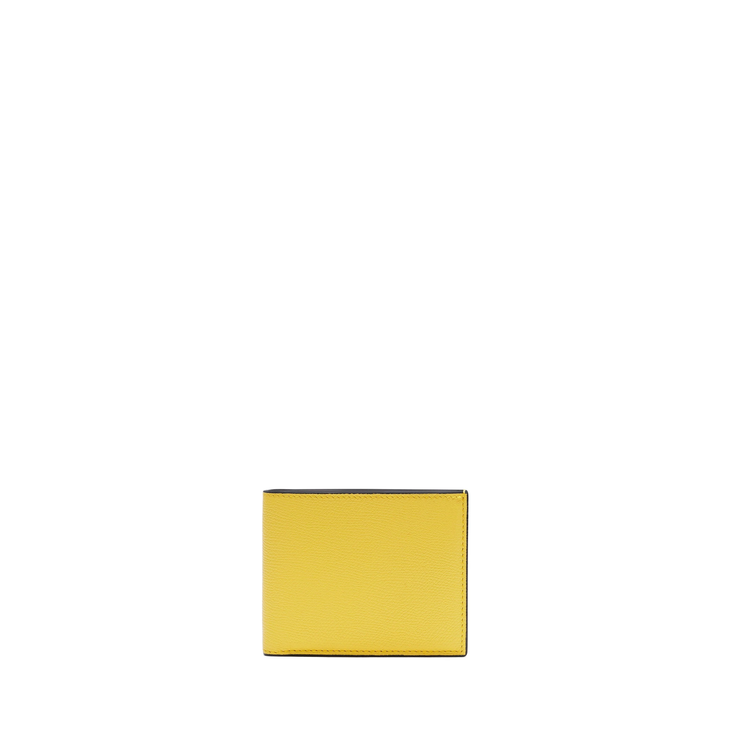 Valextra Wallet 4CC with Coin Holder in Yellow Valextra Wallet 4CC with Coin Holder in Yellow | Cases | Luxury Shoes