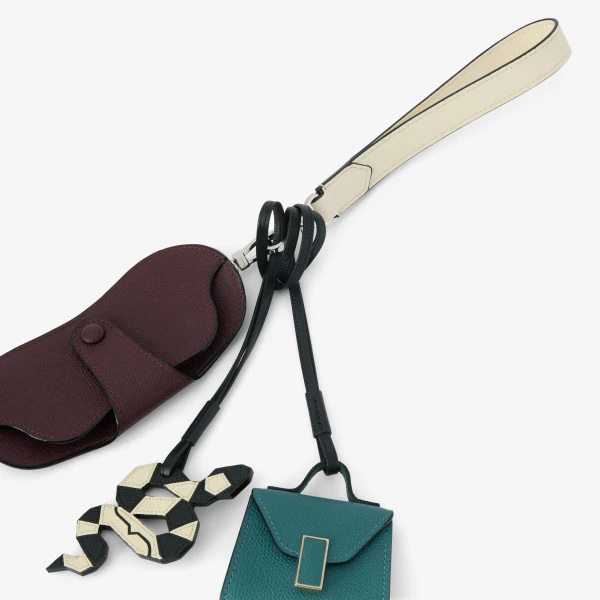 Valextra Wrist Strap in Pergamena White | Bag Straps | Luxury Shoes 
