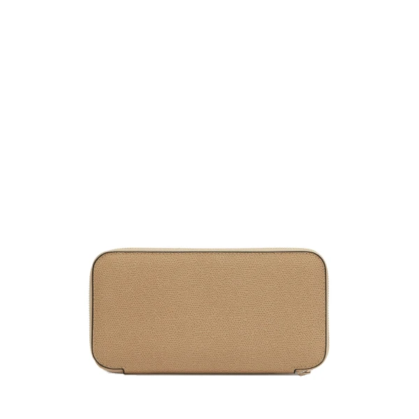 Zip Around 10CC Wallet in Cashmere Beige