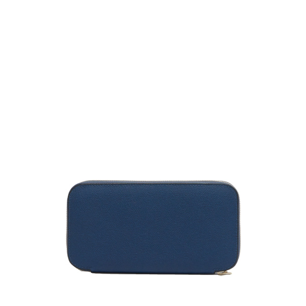 Valextra Zip Around 10CC Wallet in Sapphire Blue | Wallets & Purses | Luxury Shoes 
