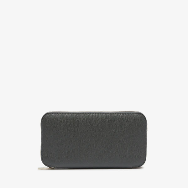 Valextra Zip Around 10CC Wallet in Smokey Grey | Wallets & Purses | Luxury Shoes 
