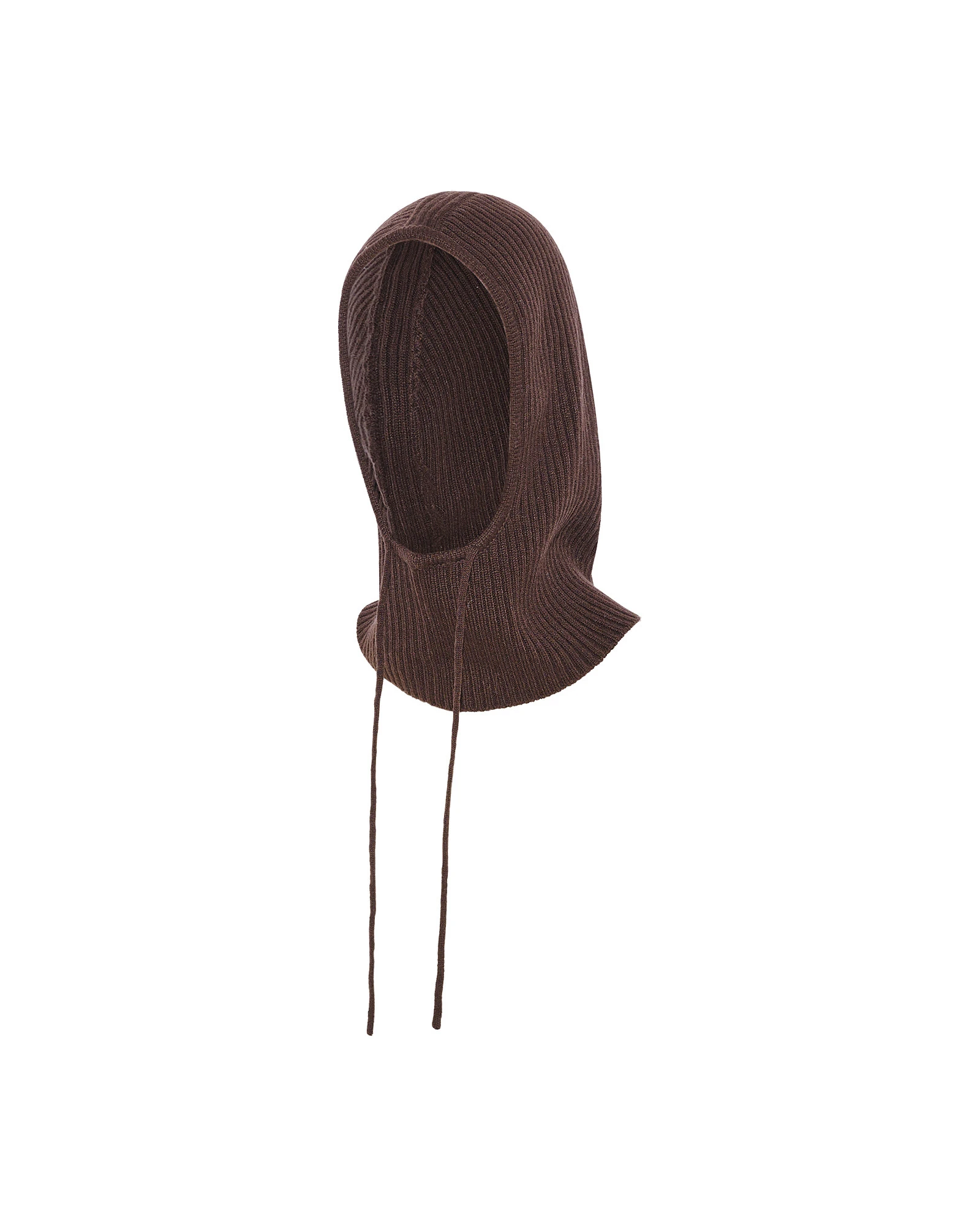 Yves Salomon Cashmere Knit Balaclava in Brown Yves Salomon Cashmere Knit Balaclava in Brown | Hats | Luxury Shoes