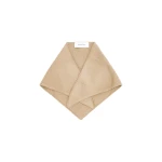 Yves Salomon Cashmere Knit Bandana in Dark Camel | Scarves | Luxury Shoes 
