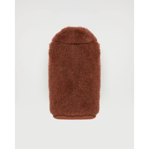 Yves Salomon Cashmere Lambskin and Merino Knit Gilet in Brown | Vests | Luxury Shoes 
