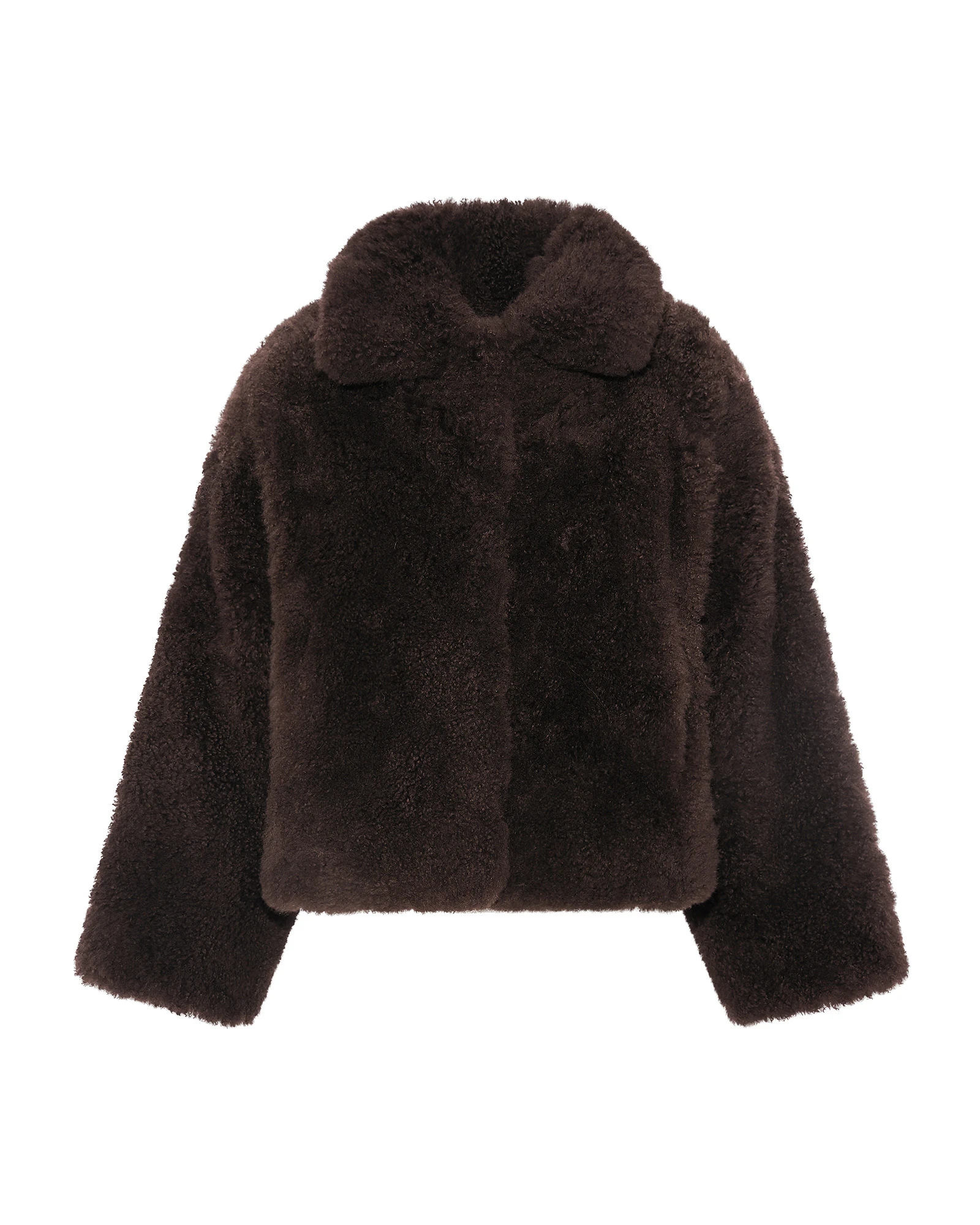 Yves Salomon Cashmere Lambskin and Merino Knit Jacket in Brown Yves Salomon Cashmere Lambskin and Merino Knit Jacket in Brown | Women | Luxury Shoes