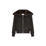 Yves Salomon Cropped Cashmere-Blend Blouson with Removable Mink Collar in Brown | Jackets | Luxury Shoes 