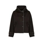 Yves Salomon Double-Sided Cashmere Wool Hooded Jacket in Brown | Jackets | Luxury Shoes 