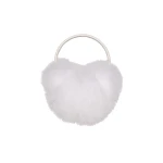 Yves Salomon Fox Fur Earmuffs in White | Women | Luxury Shoes 