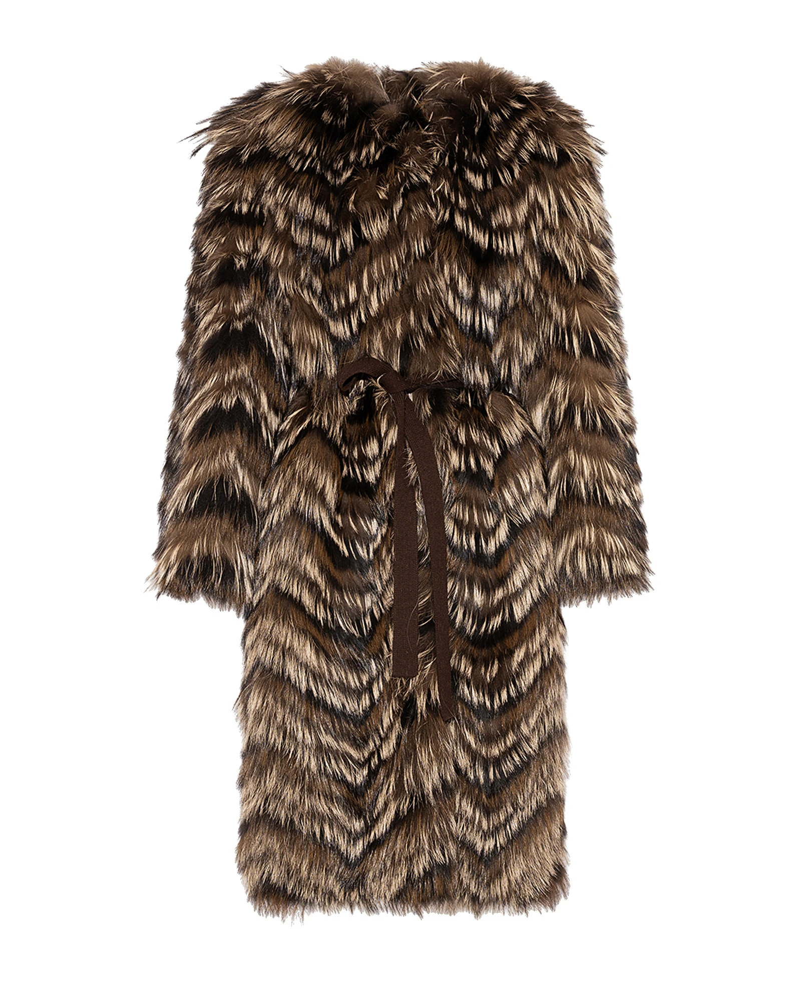 Yves Salomon Fox Fur Knit Coat in Light Brown Yves Salomon Fox Fur Knit Coat in Light Brown | Fur Coats | Luxury Shoes