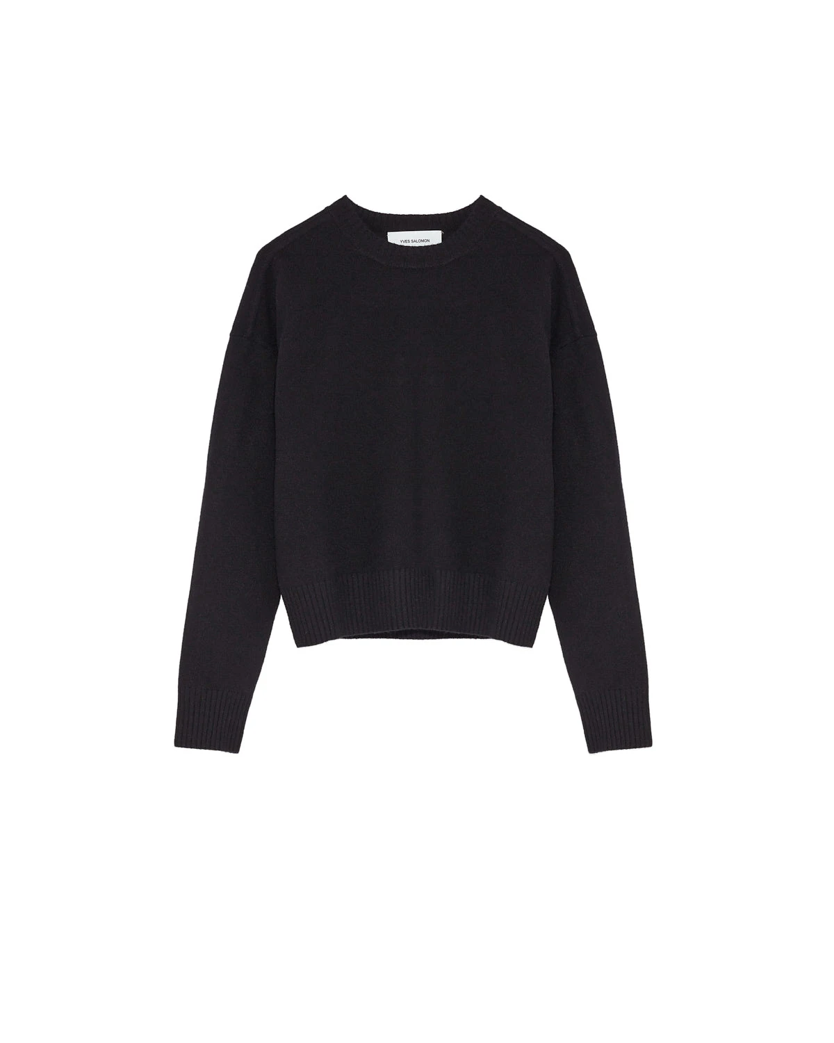 Yves Salomon Knit Jumper in Black Yves Salomon Knit Jumper in Black | Women | Luxury Shoes